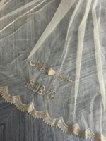 Personalized Celeste Bridal Veil - Image 2