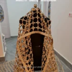 Golden Lattice Couture Bridal Veil