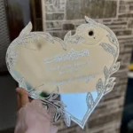 Islamic Heart Bridal Mirror